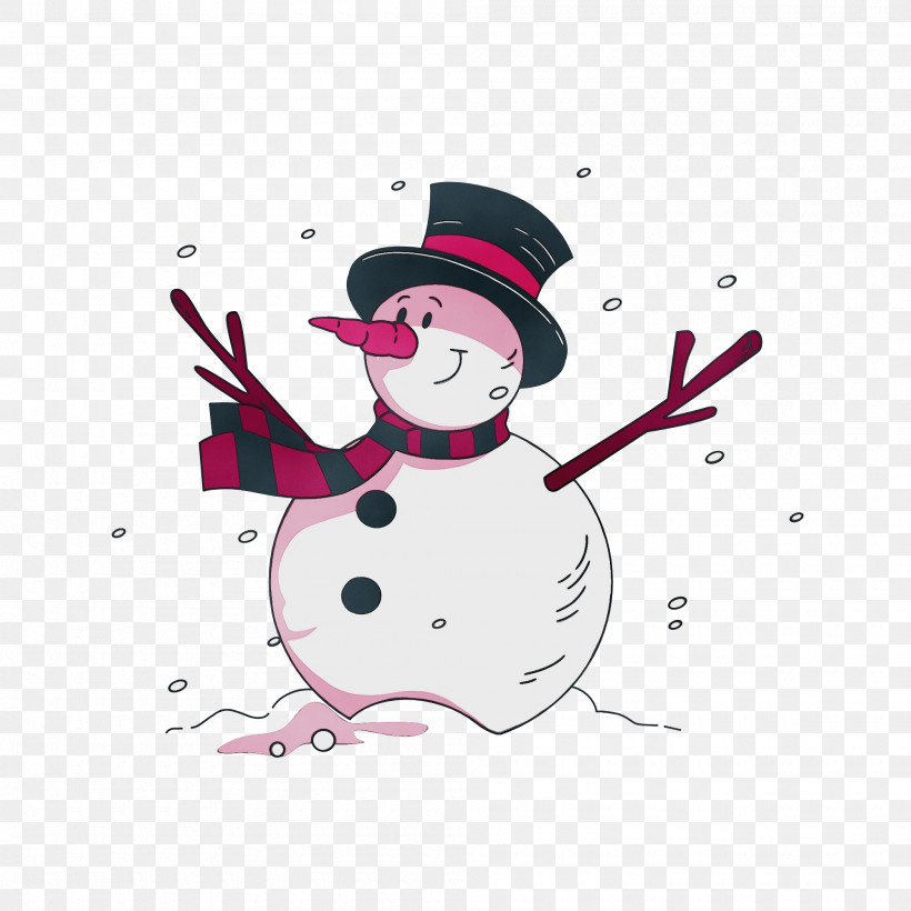 Snowman, PNG, 2000x2000px, Winter, Cartoon, Geometry, Line, Mathematics Download Free