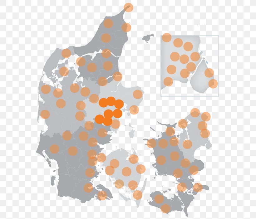 Vector Map North Denmark Region, PNG, 594x702px, Map, Area, Denmark, Flag Of Denmark, Orange Download Free