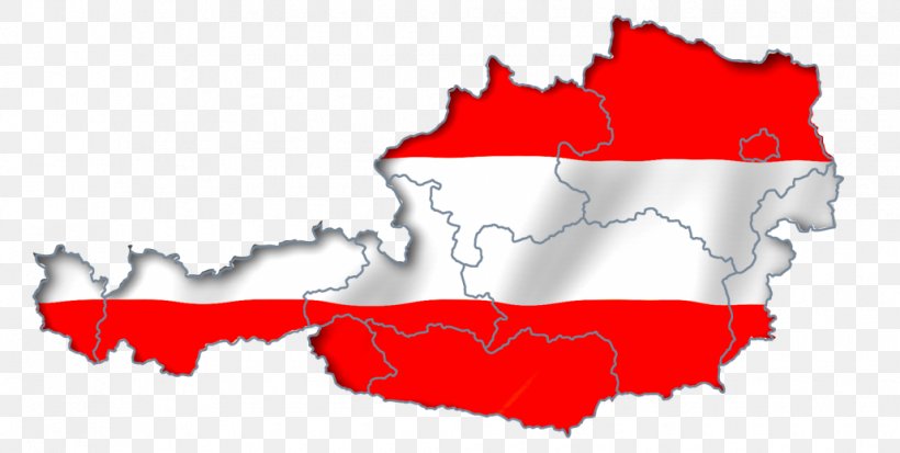 Flag Of Austria Vector Map, PNG, 1030x520px, Austria, Blank Map, Flag, Flag Of Austria, Map Download Free