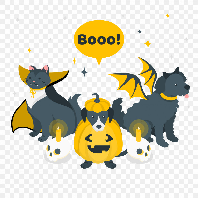 Halloween, PNG, 2000x2000px, Halloween, Apostrophe, Cartoon, Cat, Dog Download Free