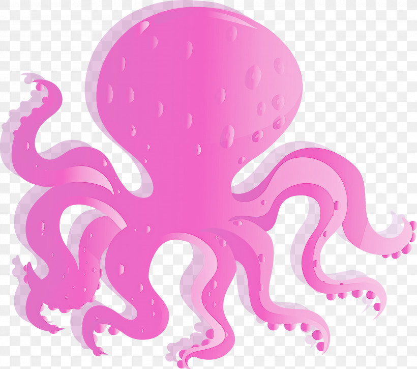 Octopus Giant Pacific Octopus Pink Octopus Material Property, PNG, 3000x2656px, Octopus, Giant Pacific Octopus, Magenta, Material Property, Pink Download Free