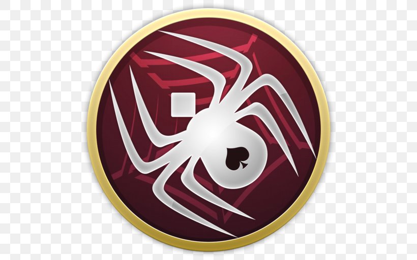 Spider Solitaire+ Spider Solitaire Game Classic Spider Solitaire, PNG, 512x512px, Spider, Android, Badge, Brainium Studios, Brand Download Free