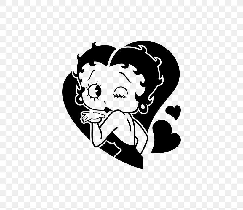 Betty Boop Animated Film Cartoon Desktop Wallpaper, PNG, 570x708px, Watercolor, Cartoon, Flower, Frame, Heart Download Free