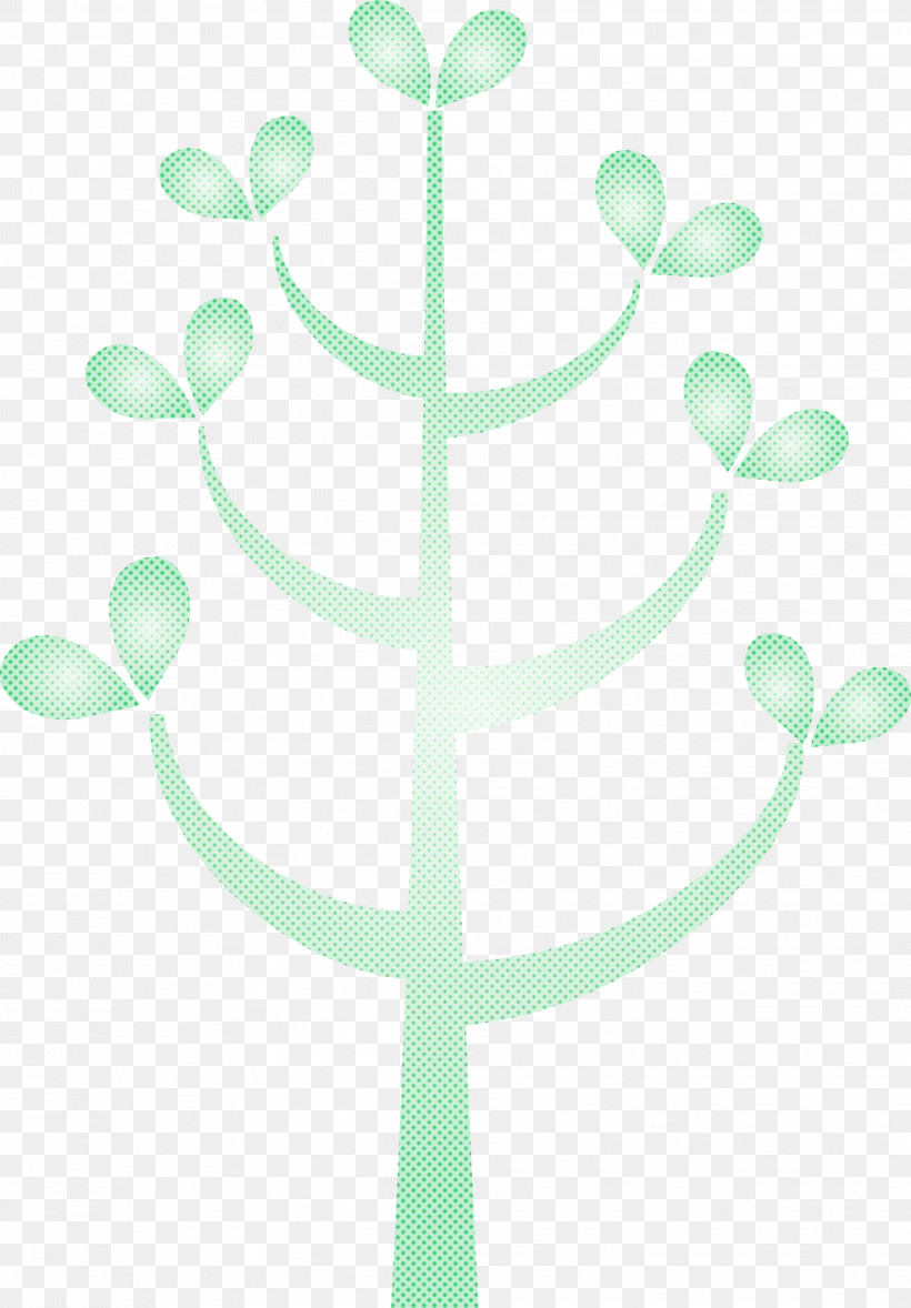 Green Leaf Symbol Plant Plant Stem, PNG, 2088x3000px, Cartoon Tree, Abstract Tree, Green, Leaf, Plant Download Free