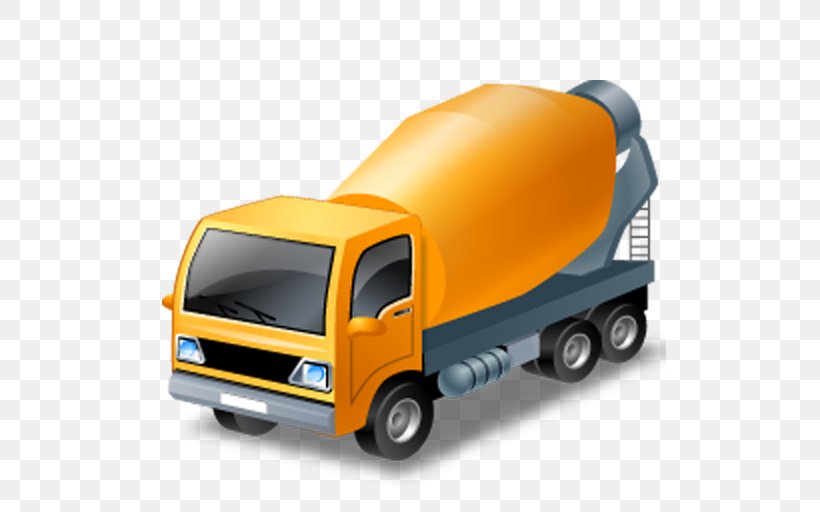 Car Pickup Truck Cement Mixers Concrete Pump, PNG, 512x512px, Car, Automotive Design, Betongbil, Brand, Cement Download Free