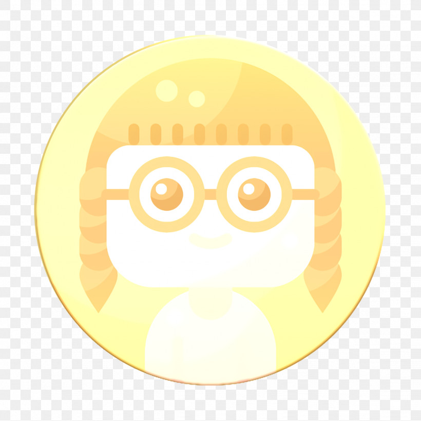 Girl Icon Woman Icon Avatars Icon, PNG, 1232x1234px, Girl Icon, Avatars Icon, Cartoon, Circle, Glasses Download Free