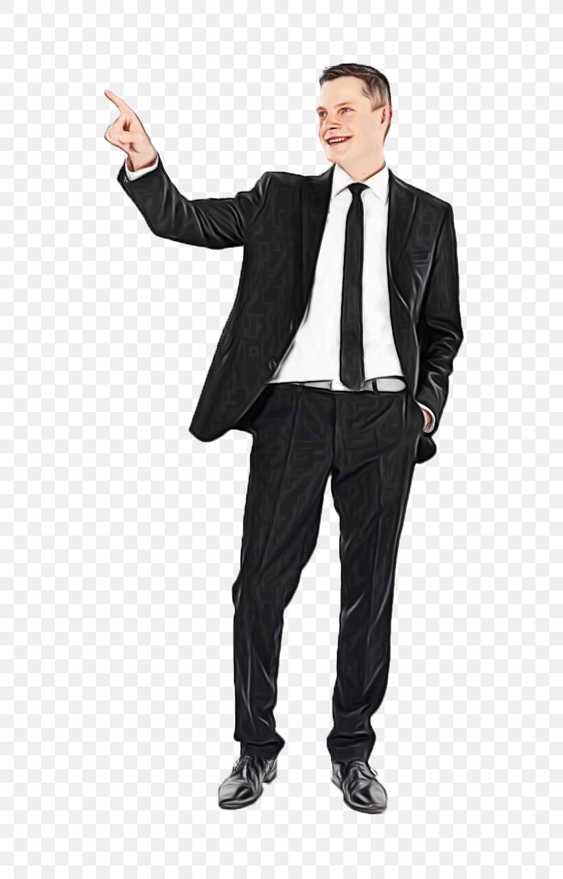 Suit Clothing Standing Formal Wear Male, PNG, 640x1280px, Watercolor, Blazer, Clothing, Formal Wear, Gentleman Download Free
