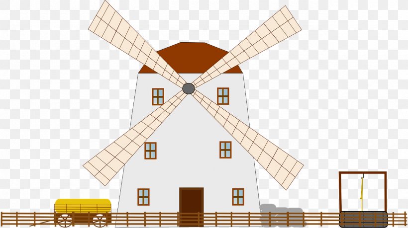Windmill Wind Farm Clip Art, PNG, 1280x718px, Windmill, Agriculture, Area, Building, Cartoon Download Free