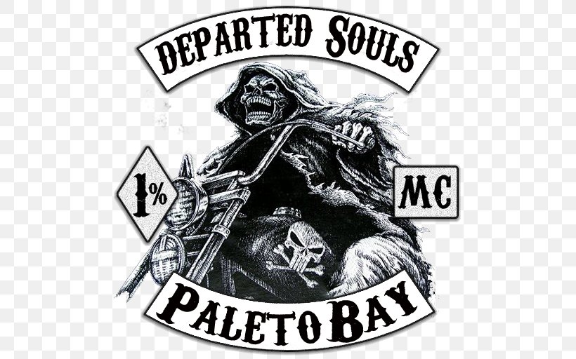 Death Motorcycle Club Tattoo Harley-Davidson, PNG, 512x512px, Death, Black And White, Brand, Chopper, Fictional Character Download Free