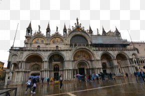 Venice, Italy Fifteen - Doges Palace Saint Marks Basilica Bridge Of Sighs Architecture PNG