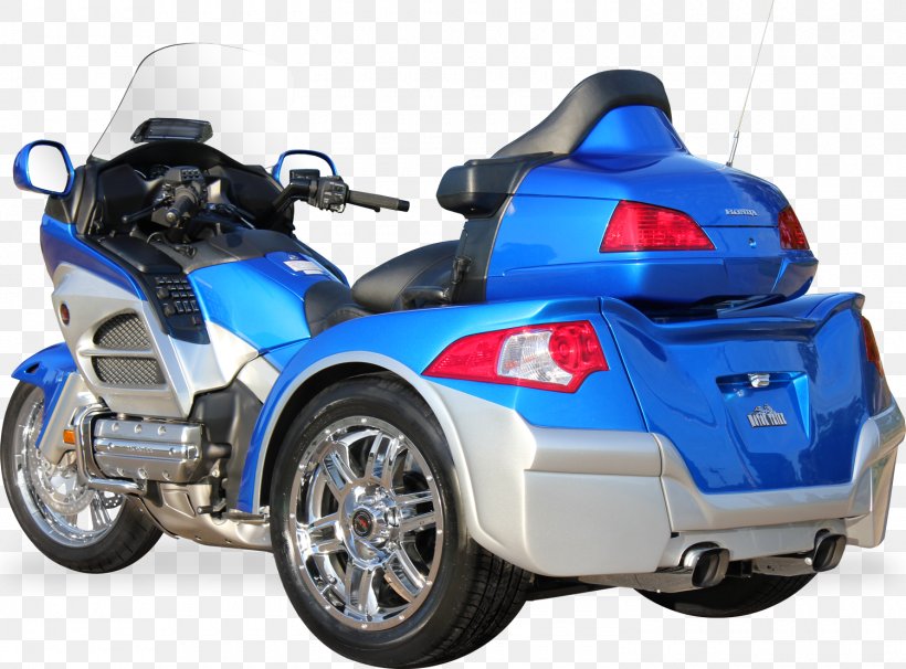 Honda Gold Wing GL1800 Motorized Tricycle Motorcycle, PNG, 1500x1110px, Honda, Automotive Design, Automotive Exterior, Automotive Wheel System, Blue Download Free