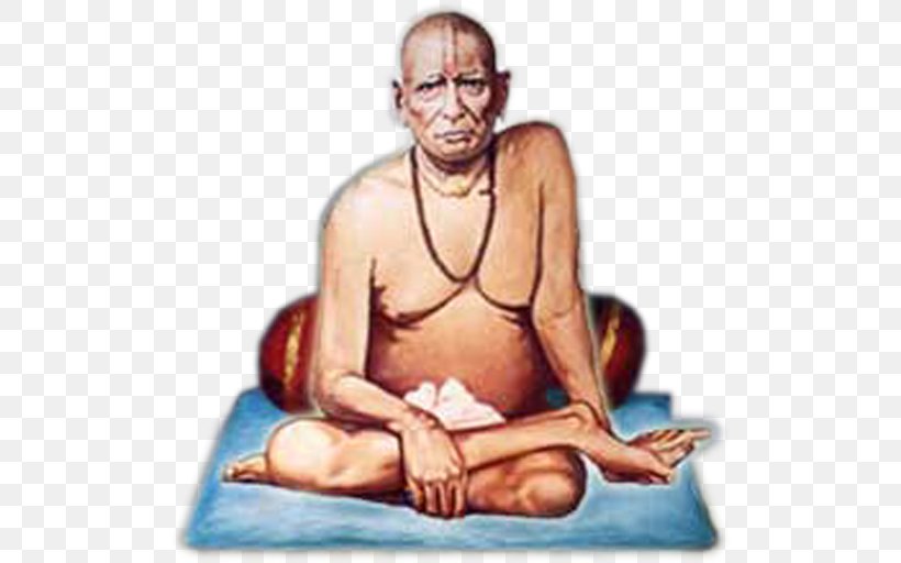 Swami Samarth Akkalkot Mahadeva Ganesha Sri, PNG, 512x512px, Watercolor, Cartoon, Flower, Frame, Heart Download Free