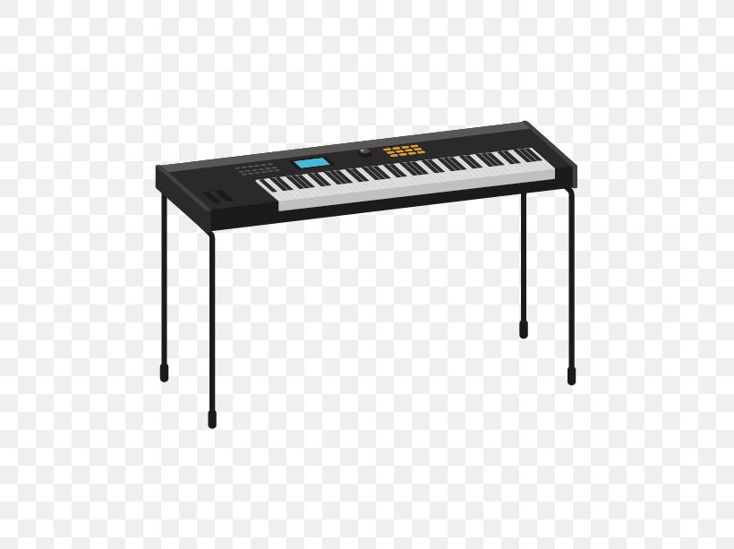 Digital Piano Electric Piano Electronic Keyboard Musical Keyboard Cartoon, PNG, 613x613px, Watercolor, Cartoon, Flower, Frame, Heart Download Free