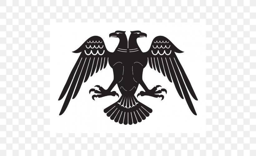 Great Seljuq Empire Seljuq Dynasty Double-headed Eagle, PNG, 500x500px, Great Seljuq Empire, Beak, Bird, Bird Of Prey, Black And White Download Free