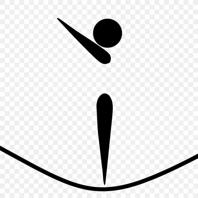 Trampolining Artistic Gymnastics Pictogram Clip Art, PNG, 2000x2000px, Trampolining, Artistic Gymnastics, Black, Black And White, Cycling Download Free