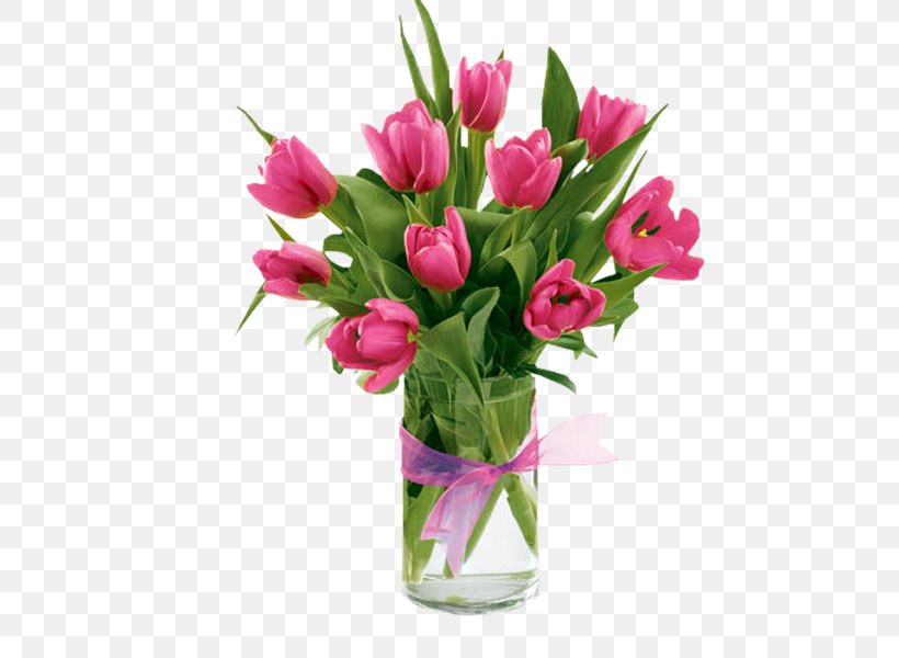 Tulips In A Vase Pink Flower, PNG, 700x600px, Tulip, Artificial Flower, Cut Flowers, Floral Design, Floristry Download Free