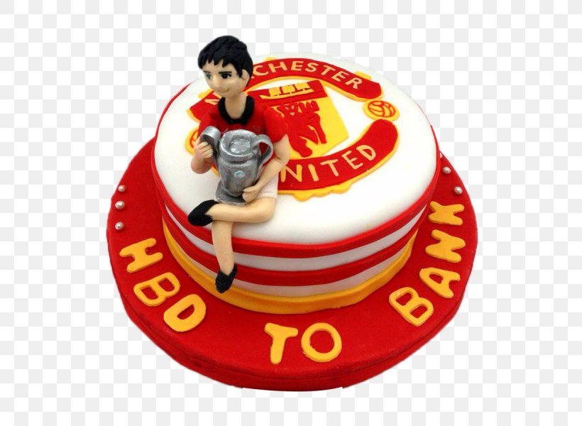 Birthday Cake Cupcake Cream Cake Decorating Manchester United F.C., PNG, 600x600px, Birthday Cake, Arsenal Fc, Baked Goods, Birthday, Cake Download Free