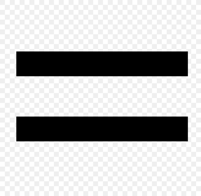 Equals Sign Equality Mathematics Symbol, PNG, 800x800px, Equals Sign, Black, Black And White, Brand, Business Download Free