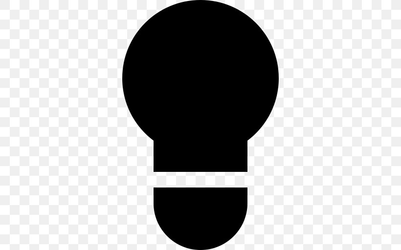 Incandescent Light Bulb Lamp Lighting Incandescence, PNG, 512x512px, Light, Black, Black And White, Electric Light, Electricity Download Free
