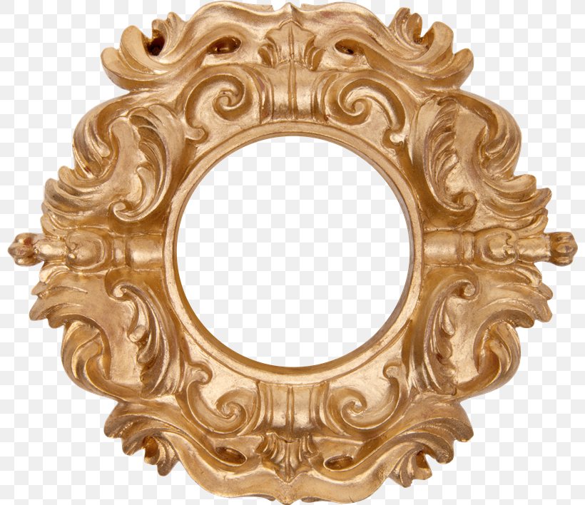 Picture Frames Mirror Clip Art, PNG, 800x708px, Picture Frames, Brass, Bronze, Bronze Mirror, Carving Download Free