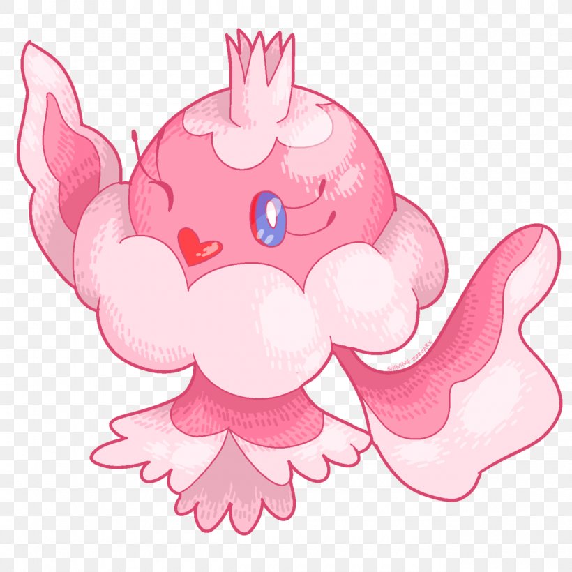 Art Jellicent Frillish Illustration Pokémon, PNG, 1280x1280px, Watercolor, Cartoon, Flower, Frame, Heart Download Free