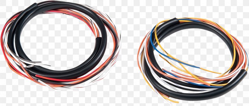 Harley-Davidson Sportster Electrical Wires & Cable Harley-Davidson Road King Motorcycle, PNG, 1200x512px, Harleydavidson, Auto Part, Bicycle Handlebars, Cable, Cable Harness Download Free