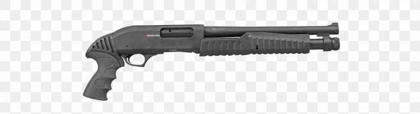 Pump Action Gun Barrel Shotgun Caliber Weapon, PNG, 2000x544px, Watercolor, Cartoon, Flower, Frame, Heart Download Free
