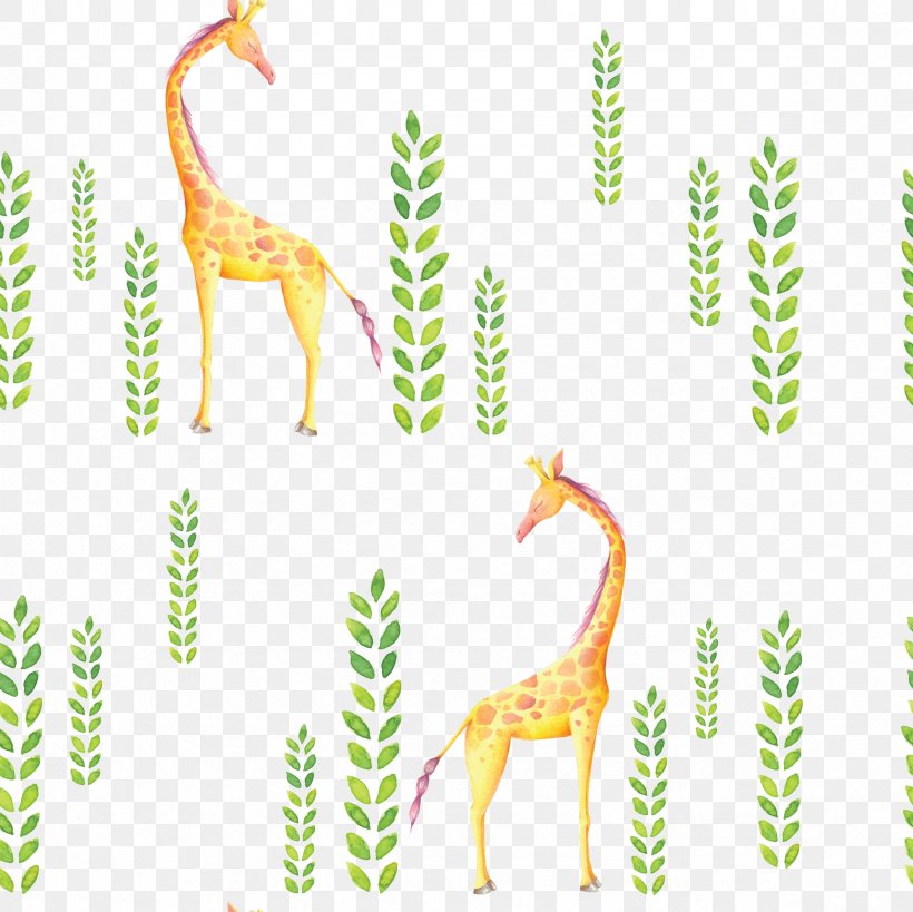 Northern Giraffe Textile Cartoon Clip Art, PNG, 2362x2362px, Northern Giraffe, Area, Cartoon, Curtain, Designer Download Free