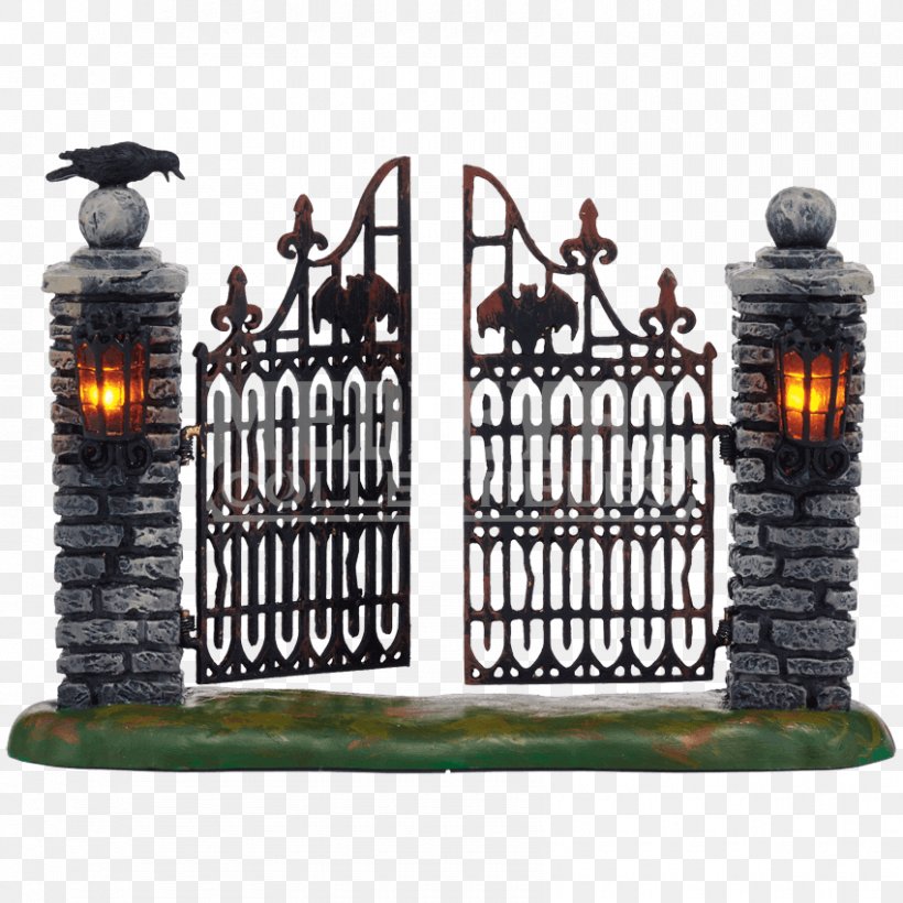 Wrought Iron Department 56 Halloween Gate Christmas, PNG, 850x850px, Wrought Iron, Arch, Christmas, Department 56, Fence Download Free