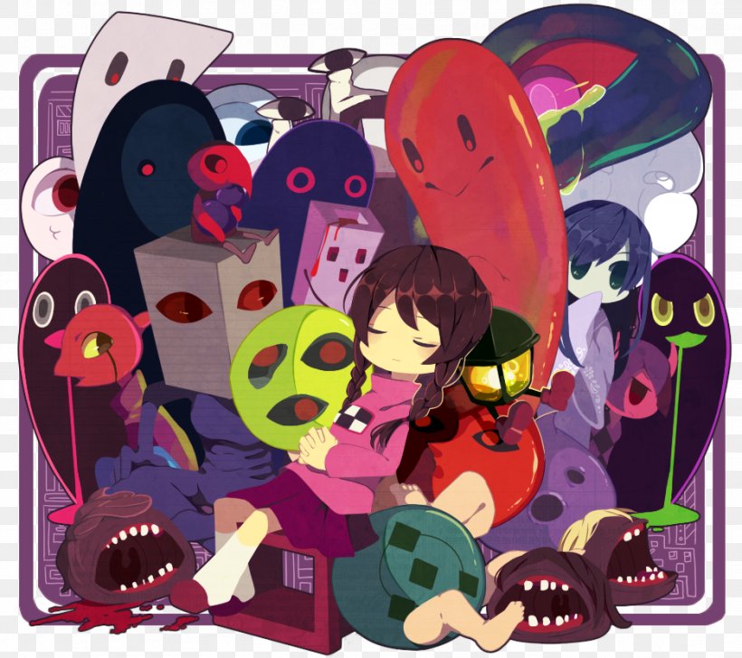 Yume Nikki RPG Maker Video Games Image, PNG, 936x830px, Yume Nikki, Art, Avatar, Emulator, Fictional Character Download Free