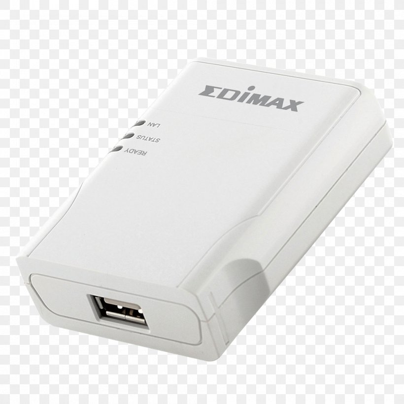 Adapter Print Servers Edimax PS-1206MF Edimax PS-1210Un Computer Servers, PNG, 1000x1000px, Adapter, Cable, Computer Network, Computer Port, Computer Servers Download Free