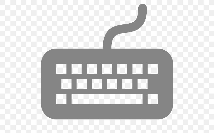 Computer Keyboard Computer Mouse Android, PNG, 512x512px, Computer Keyboard, Android, Android Nougat, Black And White, Brand Download Free