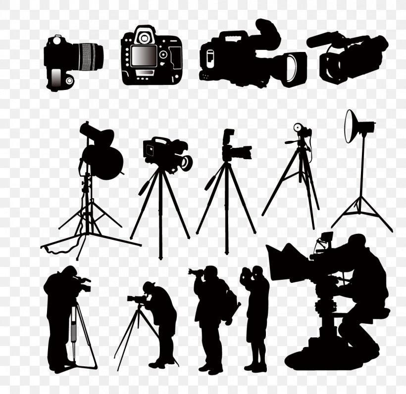 Photographer Photography Silhouette Clip Art, PNG, 1217x1183px, Photographer, Black And White, Camera, Camera Accessory, Cdr Download Free