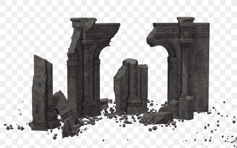 Ruins Of St. Paul's Rendering Clip Art, PNG, 1024x639px, Ruins, Arch, Black And White, Building, Column Download Free