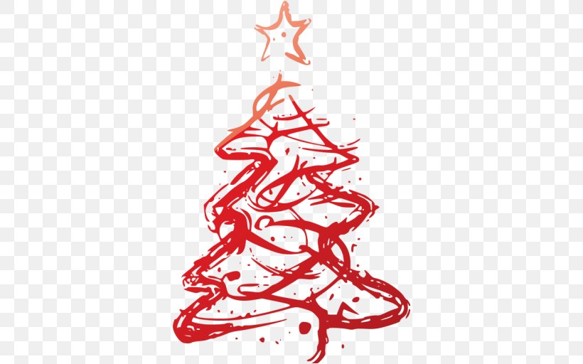 Christmas Tree Painting Art Christmas Decoration, PNG, 512x512px, Christmas, Art, Christmas Card, Christmas Decoration, Christmas Lights Download Free