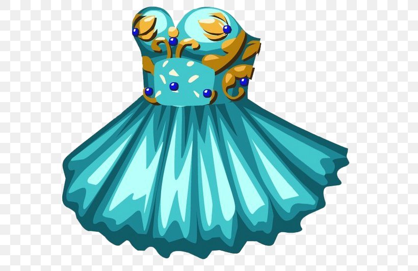 Dress Clothing Sticker Nightshirt Clip Art, PNG, 604x531px, Dress, Aqua, Blue, Clothing, Costume Download Free