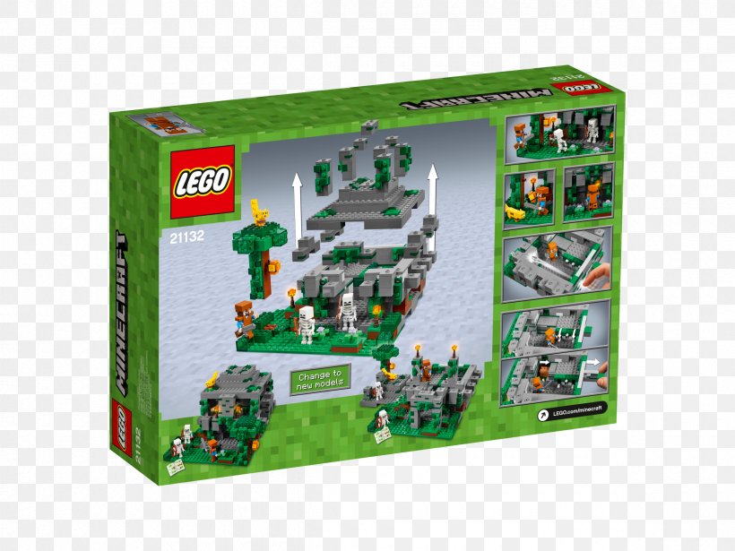 LEGO 21132 Minecraft The Jungle Temple Lego Minecraft LEGO 21125 Minecraft Jungle Tree House, PNG, 2400x1800px, Minecraft, Construction Set, Lego, Lego Minecraft, Lego Minifigure Download Free