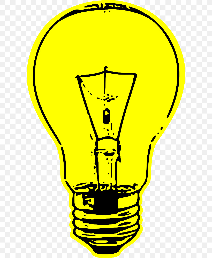 Light Bulb, PNG, 614x1000px, Yellow, Electrical Supply, Incandescent Light Bulb, Light Bulb, Lighting Download Free