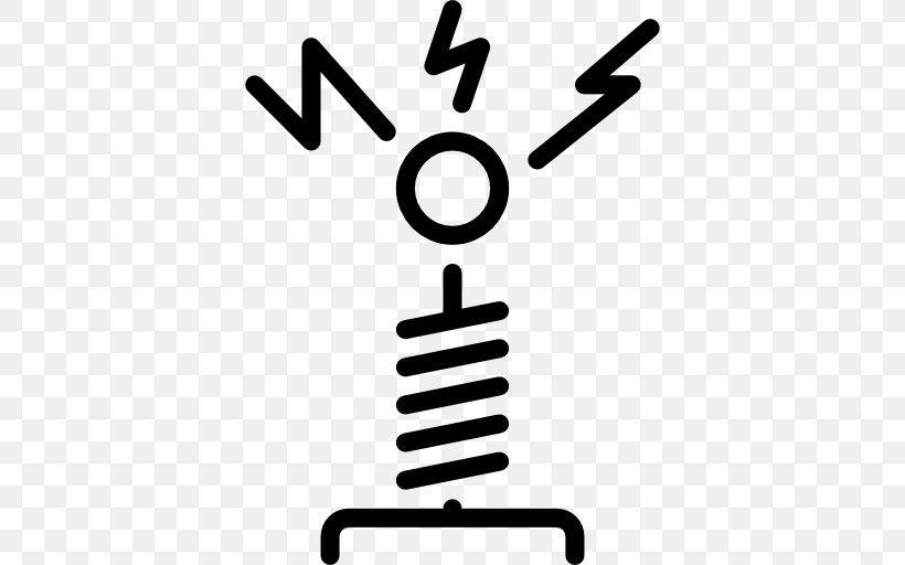 Tesla Coil Electromagnetic Coil, PNG, 512x512px, Tesla Coil, Auto Part, Black And White, Electricity, Electromagnetic Coil Download Free