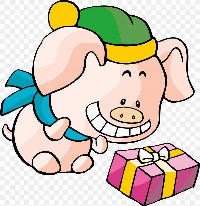 Pig Clip Art, PNG, 3883x4005px, Pig, Area, Artwork, Cheek, Child Download Free