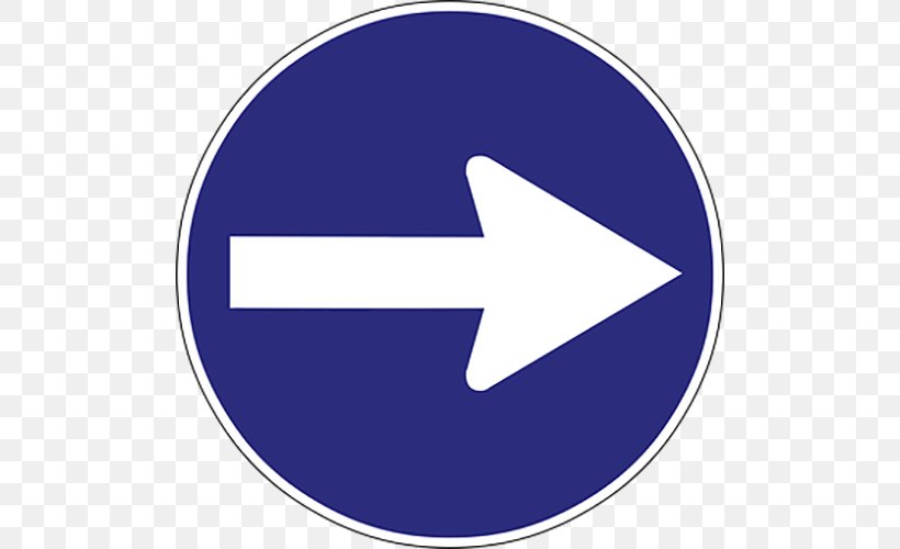 Traffic Sign Arrow, PNG, 500x500px, Sign, Area, Blue, Information, Pixabay Download Free