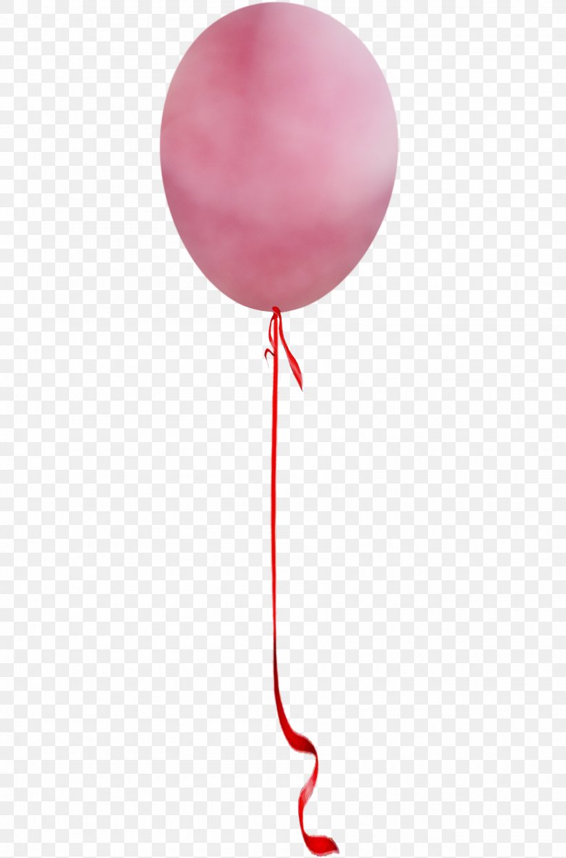 Balloon Pink Red Party Supply Magenta, PNG, 1790x2713px, Watercolor, Balloon, Magenta, Paint, Party Supply Download Free