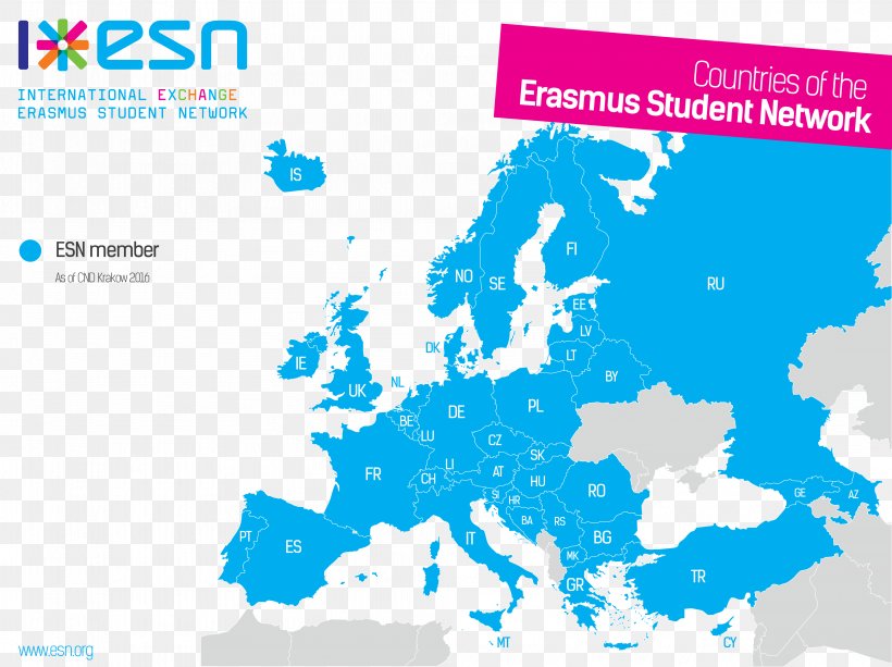 Erasmus Student Network Erasmus Programme Student Society Yanka Kupala State University Of Grodno, PNG, 4067x3043px, Erasmus Student Network, Area, Blue, Brand, Country Download Free