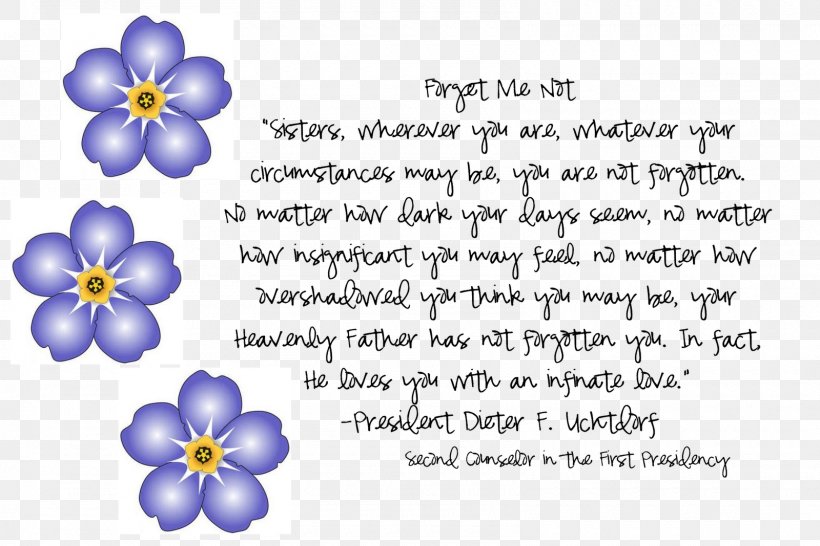 Forget Me Not Saying Quotation Violet Flower, PNG, 1600x1067px, Forget