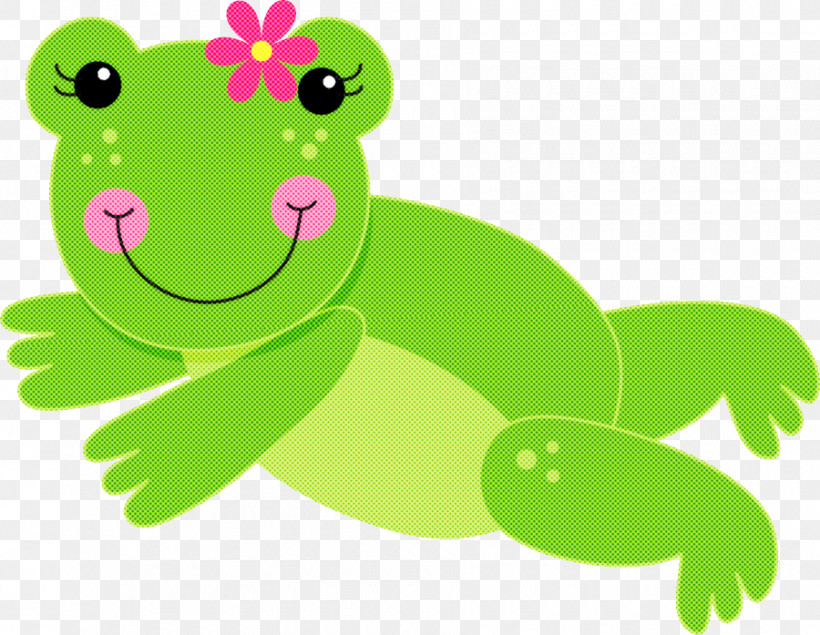 Green Cartoon True Frog Frog Tree Frog, PNG, 900x697px, Green, Animal Figure, Cartoon, Frog, Hyla Download Free