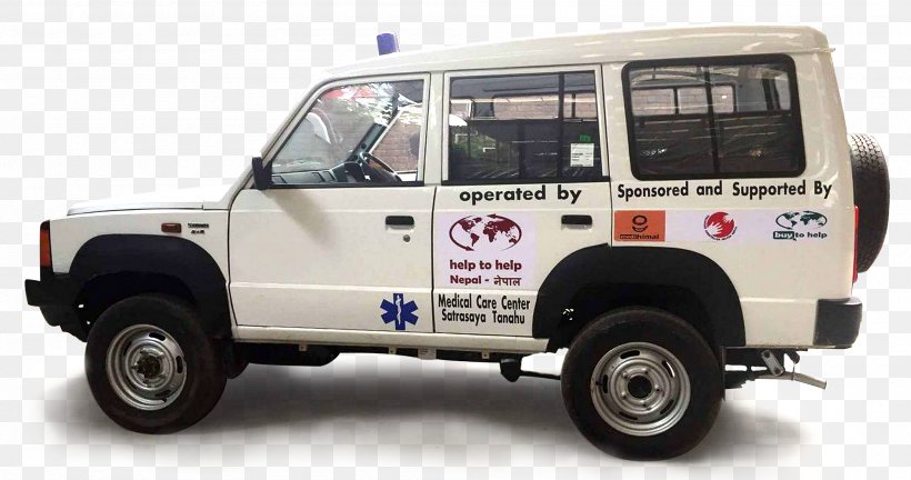 Tata Sumo Car Motor Vehicle Medihimal E. V, PNG, 2000x1054px, Tata Sumo, Aid, Ambulance, Automotive Exterior, Brand Download Free