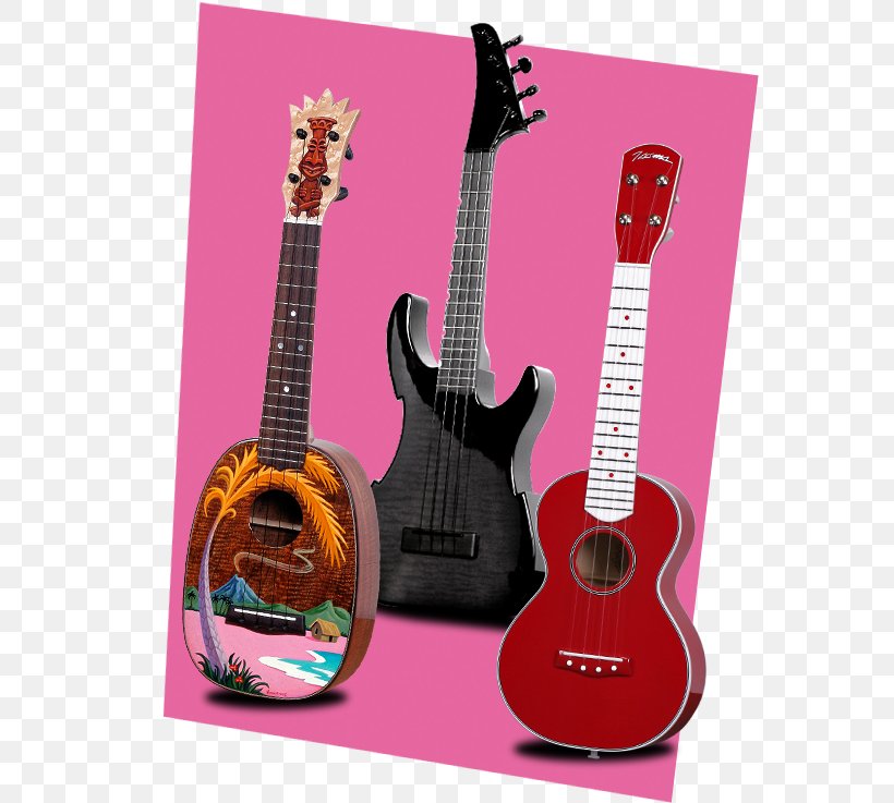 Acoustic Guitar Ukulele Acoustic-electric Guitar Bass Guitar, PNG, 572x737px, Watercolor, Cartoon, Flower, Frame, Heart Download Free