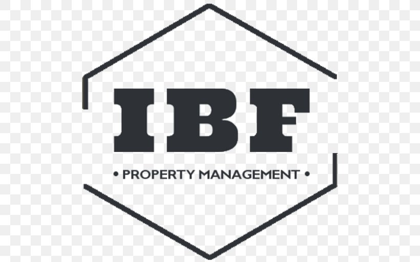 Logo IBF Property Management LLC Brand Design Font, PNG, 512x512px, Logo, Area, Black And White, Bookkeeping, Brand Download Free