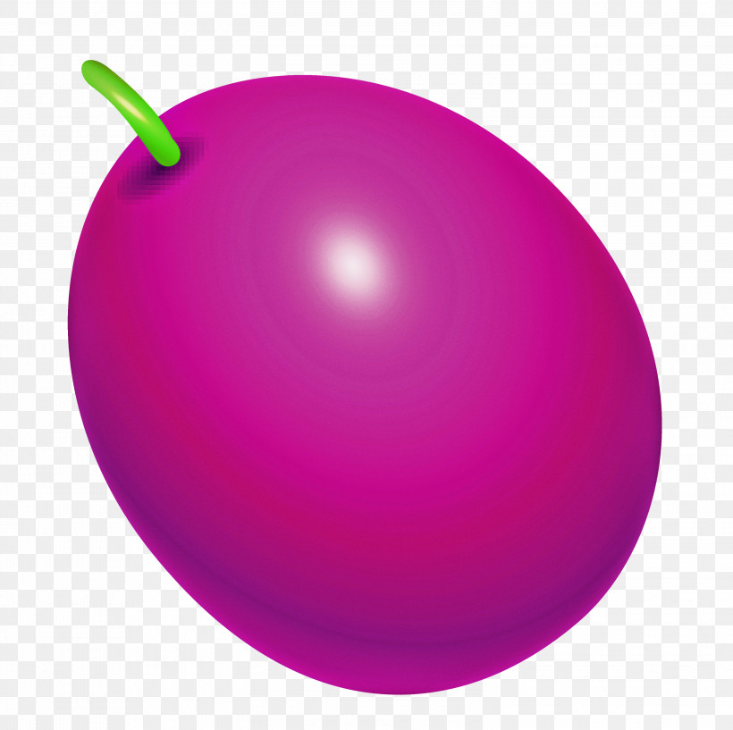 Prune Fruit, PNG, 3000x2991px, Prune, Ball, Balloon, Fruit, Magenta Download Free