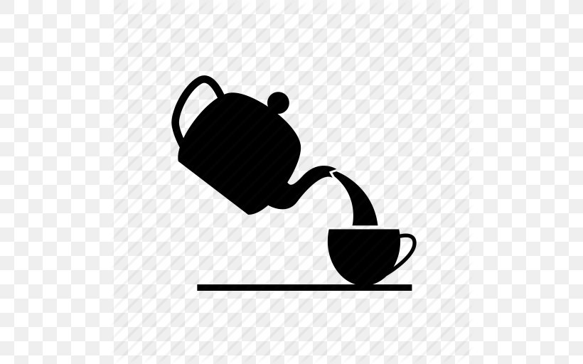 Teapot Coffee Clip Art, PNG, 512x512px, Tea, Black, Black And White, Brand, Coffee Download Free